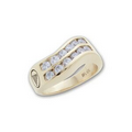 Premiere Series Women's Fashion Ring w/Channel Set Stone